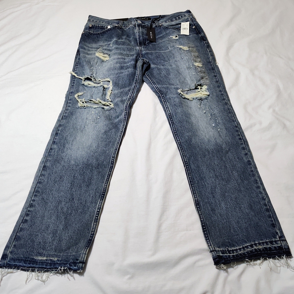 PacSun Men's Distressed Slim Straight Jeans
